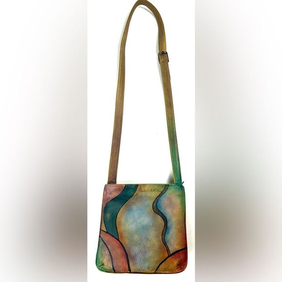 Anuschka Extendable Leather Crossbody Bag - Picture 3 of 16